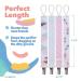Liname Pacifier Chain for Girls - 4-Piece Gift Box + FREE Teething Ring | Perfect Baby Shower Gift - Buy Online on GoSupps.com