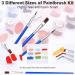 Kids Paint by Numbers Kit - 4 Pack | Beginner DIY Cartoon Painting Set for Ages 4-8 | Acrylic Watercolor Numbers Canvas Art for Home Decor - Buy Online on GoSupps.com