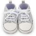 Baiely High Top Canvas Sneakers for Baby Boys and Girls | Silver | 12-18 Months - Buy Online on GoSupps.com
