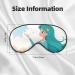 Soft Retro Mermaid Eye Mask - Adjustable Light Blocking Sleep Mask | Breathable & Double-Sided Black Design - Buy Online on GoSupps.com