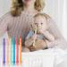 Hongteya 6-Piece Baby Bite Tube Set - BPA-Free Silicone Dental Aid for Toddlers | Safe & Soft Baby Bite Rings in Lighter Colors - Buy Online on GoSupps.com
