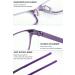 Buy Lanomi Blue Light Filter Reading Glasses - Ultra-Light Metal Full Frame UV400 Protection for Men & Women - Includes Case 1.0 Diopter - Buy Online on GoSupps.com