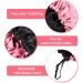 Fuyamp 2 Packs Satin Sleep Cap Adjustable Silky Sleep Bonnet for Women Long Curly Hair Double-Sided Waterproof Satin Hair Cap Extra Large Sleep Satin Bonnet for Women Girls Sleeping Pink+Rose Red - Buy Online on GoSupps.com