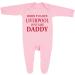 'Born To Love Liverpool Just Like Daddy' Baby Boy Girl Sleepsuit Designed and Printed in the UK Using 100% Fine Combed Cotton 3-6 Months Pink