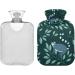 Buy Naanle Palm Leaf Lemurs Heat Bottle - 1L Transparent Hot Water Bottle for Bed Hand & Foot Warmer | Pain Relief & Cold Therapy - Buy Online on GoSupps.com