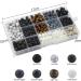 Mchruie Stone Beads for Jewelry Making - 450Pcs Charm Bracelet Kit for DIY Couples Bracelets - Buy Online on GoSupps.com