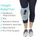 Vive Compression Knee Ice Wrap - Hot/Cold Therapy Brace with Air Pump for Pain Relief and Recovery - Adjustable Inflatable Pack for Sports Injury - Gray - Buy Online on GoSupps.com