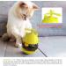 Interactive Cat Toy with Rolling Balls and Snack Dispenser - Yellow - Buy Online on GoSupps.com