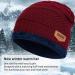 Aisprts Kids Winter Beanie Hat and Scarf Set - Red Thermal Fleece Lined Knit for Boys and Girls - Buy Online on GoSupps.com