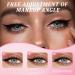 2pcs Eyeliner Stamp tampon eyeliner yeux Double Eye Liner Noir Waterproof Liquide Stamp S chage Rapide Longue Tenue Haute Pigmentation for Parties Travel Workdays Weddings - Buy Online on GoSupps.com