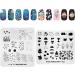 KADS 10pcs Nail Stamping Plates - Heart Rabbit Flower & Ice Cream Designs | DIY Nail Art Tools for Stunning Manicures - Buy Online on GoSupps.com
