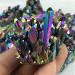 for Quality Natural Quartz Crystal Rainbow Cluster VUG Specimen Gemstones and Crystal Stone Mineral Specimen - Buy Online on GoSupps.com