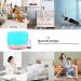 Diffofe 300ml Aromatherapy Essential Oil Diffuser - Remote Control, 8-Hour Quiet Operation, 4 Timer Settings, 7 LED Colors - Pink - Buy Online on GoSupps.com