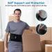 Glofit Lower Back Brace for Pain Relief - Back Support Belt for Men & Women - Lumbar Breathable Design for Herniated Disc & Sciatica - Buy Online on GoSupps.com