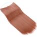 Silk-co One Piece Wire in Hair Extensions 20inch Long Straight Hairpiece No Clip Synthetic Hair Wire String Redish Brown - Buy Online on GoSupps.com