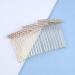 Aneneiceera Gold Crystal Wedding Hair Comb Clip - Bridal Headpiece for Women and Bridesmaids - Buy Online on GoSupps.com