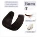 SEGO Clip in Hair Extensions - 40cm Straight Black Human Hair (1B#) - Natural Look for Effortless Style - Buy Online on GoSupps.com