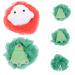 2pcs Exfoliating Bath Ball Shower Puff Sponges for Girls - Soft Bathing Loofah Accessories | Ideal for Holiday Gifting - Buy Online on GoSupps.com