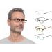 Edison & King Practical Reading Glasses - Premium Lenses +1.00 dpt 2 Wearing Options Black - International Shipping Available - Buy Online on GoSupps.com