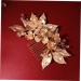 FRCOLOR Golden Flower Hair Comb hair accessories for women wedding hair accessories women hair accessories hair jewels for women Crystal bridal headpiece comb bridal hair accessories alloy - Buy Online on GoSupps.com