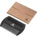 AhfuLife Metal Hair & Beard Comb - Credit Card Size Pocket Comb for Men - Anti-Static Stainless Steel Comb (Black) - Buy Online on GoSupps.com