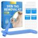 2-IN-1 Skin Tag Tool Kit for Men and Women Fast and Easy Micro Skin Tags Skin Tag Tool Kit Painless Skin Tag Kit for Small (2mm) to Medium (8.5mm) Skin Tags - Safe for Most Parts - Blue