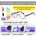 EYEURL Half Frame Reading Glasses for Women - 5 Pack Blue Light Blocking Rimless Computer Readers Anti UV Spring Hinges 2.0 Strength - Stylish & Functional Eyewear - Buy Online on GoSupps.com
