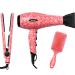 Mark Hill Love is in The Hair Glam Kit - Hair Straightener 2000W Hairdryer and Paddle Brush Set
