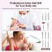 Cordless Nail Drill Electric File for Professional Nail Care - Rechargeable Manicure Pedicure Kit with Everything - Lightweight and Portable APurple Design - Buy Online on GoSupps.com