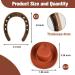 20/40 Set Good Lucky Horseshoe Mini Western Cowboy Hat Rustic Horseshoe Cowgirl Hat for Vintage Birthday Western Themed Party - Buy Online on GoSupps.com