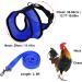 Molain Adjustable Chicken Harness & Leash - Comfortable Vest for Ducks & Hens (2-11 lbs) - Breathable Mesh Training Gear (Blue) - Buy Online on GoSupps.com