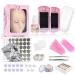 RIISCA Eyelash Extension Kit,Mannequin Head With Replaced Eyelids,Silicone Training Set,Lash Extension Supplies for Beginners,Professional Lash Extension Kit for Makeup and Eyelash Graft Replaced Mannequin Head Professiona…