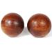 UOOOM Set of 2 Massage Wooden Balls for Hand Massage Health Care Ball (Diameter 60mm)