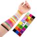 Ccbeauty Professional Body Painting Colors - Non-Toxic Face Paint Palette with 22 Oil-Based Colors & 10 Brushes for Halloween & Theater Art - Buy Online on GoSupps.com