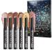 Glitter Eyeshadow Stick - Waterproof Eye Pencil in 6 Shades Soft Cream Texture Easy Glide-On Application | Gift Choice Stick for Long-Lasting Shine
