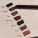 Eyeliner waterproof 24h eyeliner prune double embout longue tenue lisse hautement pigment facile appliquer id al pour un usage quotidien Brown - Buy Online on GoSupps.com