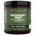 Sunny Isle Rosemary Mint Hair and Strong Roots Butter 8oz Infused with Biotin & Jamaican Black Castor Oil to Strengthen and Nourish Hair Follicles for Dry Scalp Split Ends & All Hair Types
