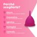 Lybera Menstrual Cup Fuchsia Red Size 2 | Eco-Friendly & Comfortable | Shop Internationally - Buy Online on GoSupps.com