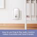 Hubble Listen DECT Audio Baby Monitor - High Sensitivity Microphone, 50m Range, Visual Sound Indicator, White - Buy Online on GoSupps.com