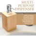 Southern HomeWares Bamboo Plastic Soap Dispenser | Durable & Versatile for Kitchen & Bathroom | Ideal for Hand Soap Lotion Shampoo & Shower Gel - Buy Online on GoSupps.com