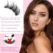 VEROA Magnetic Eyelashes With Applicator - Natural Look Cat Eyemagnetic Lashes Without Eyeliner - Reusable Magnetic Eyelashes Lightweight Waterproof Easy To Wear(Black) - Buy Online on GoSupps.com