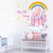 DECOWALL SG-2207 Rainbow Castle Quote Wall Stickers - Fairy Tale Dreams Decals for Kids Girls Nursery - Removable Art Decor - Buy Online on GoSupps.com