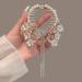 HISYI Hairs Clip Bowknot Tassels Pills Head Ponytail Buckle Rhinestones Hairband Hairs Clip Headdress Accessory for Women and Girls - Buy Online on GoSupps.com