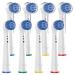 Soft Bristle Replacement Brush Heads for Oral B Electric Toothbrush - Gentle for Sensitive Gums - Compatible with Oral B - Includes 8 Heads and 4 Covers for Hygienic Storage 8 Count (1 Pack Sensitive Clean)