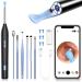BAFOME Ear Wax Removal Tool Kit Earwax Removal Kit Ear Cleaning Tool with 6 Ear Set and 6 Ear Pick 1920P Ear Cleaner with Camera and Light Ear Camera and Wax Remover for iPhone Ipad & Android