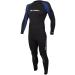 Lemorecn (16 Sizes) Mens Wetsuits Jumpsuit Neoprene 3/2mm and 5/4mm Full Body Diving Suit for Men Mens 3mm Black+Blue Large