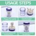 kuryt Contact Lens Cases Barrel 5 Pcs Colorful Contact Lens Cases Manually Rotating Contact Lens Cleaning Container Crazy Contact Lenses Case Box Effectively Remove Dirt from Contact Lenses - Buy Online on GoSupps.com
