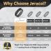 Jeracol Lymph Detox Men Magnetic Bracelet | Ultra Strength Magnets | Pure Titanium | Adjustable Clasp | Valentine's Day Gift - Buy Online on GoSupps.com