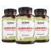 Quercetin high dose (180 capsules) with vitamin C and bromelain - Vegan 180 pieces (pack of 3)