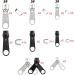 85 Piece Zipper Repair Kit with Instruction Manual and Install Pliers - Black/Silver - for Sewing, Luggage, Jackets, Coats, Jeans - Buy Online on GoSupps.com
